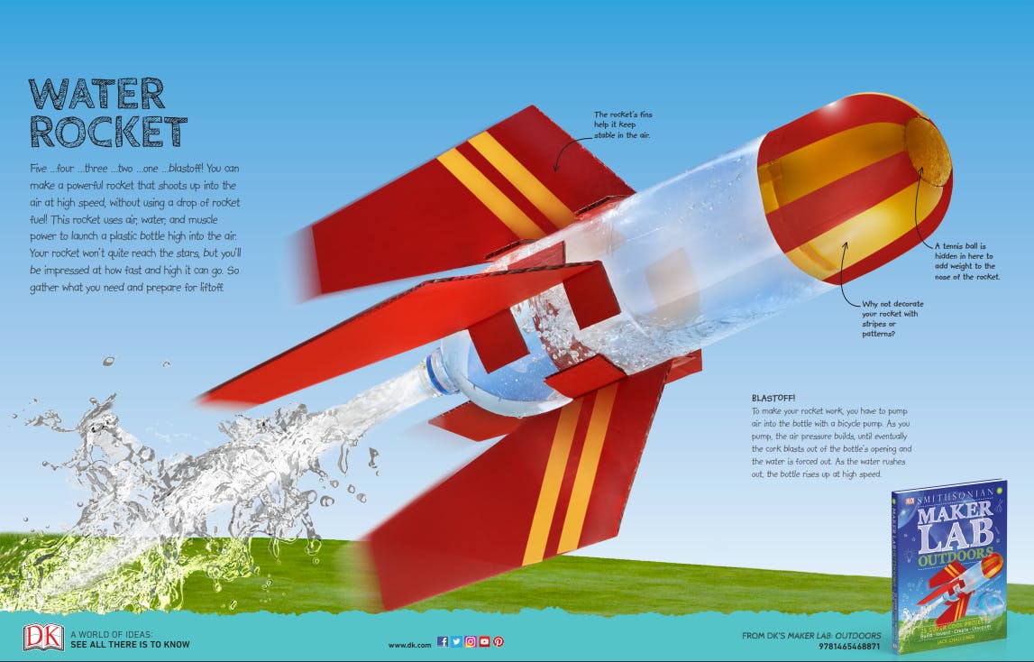 Outdoor Maker Lab water rocket activity pack Penguin Books Australia